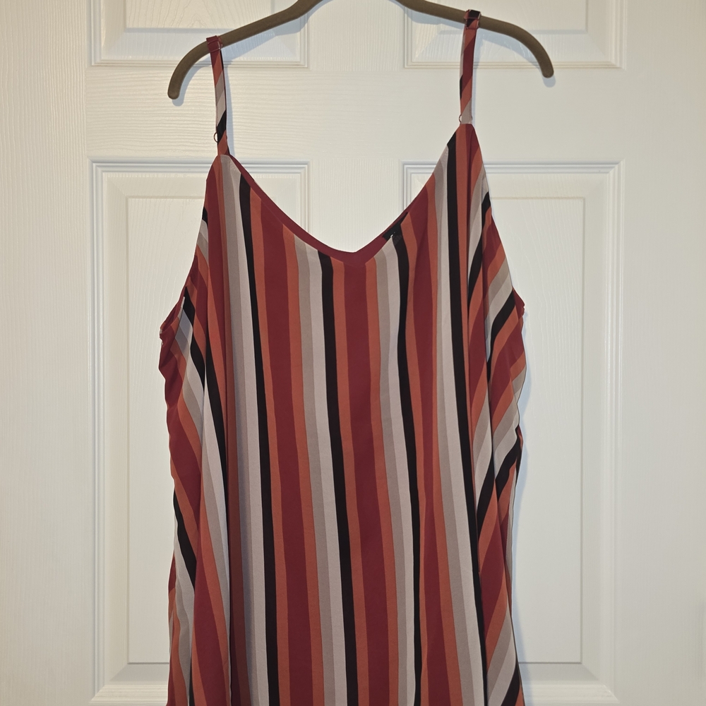 Torrid Multicolor Striped Camisole